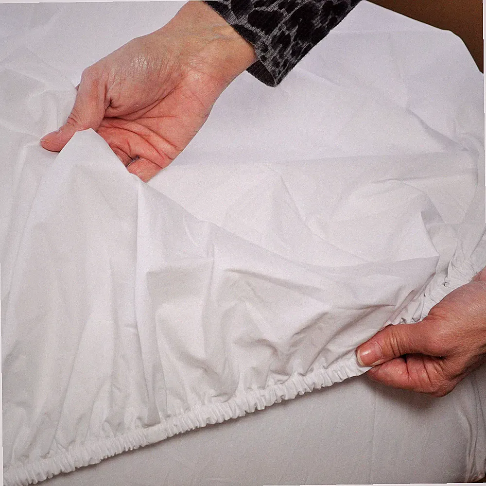 3 Pack | Fitted Sheets 72 x 80 300TC 60/40 CottonPoly Blend Combed Bedding White