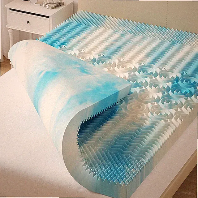 4" Cooling Gel Memory Foam Mattress Topper King - Pressure Relief & Comfort