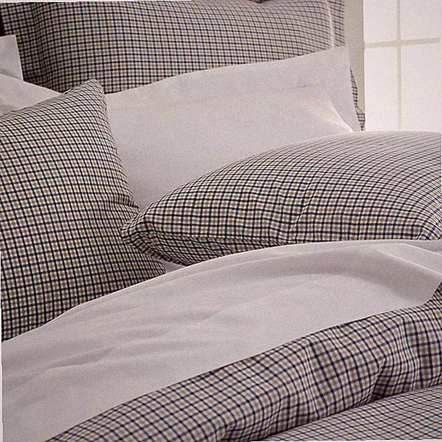 Classic Stripes and Plaids Cool Yarn-Dyed Cotton Percale Bed Sheet Set FREESHIPS