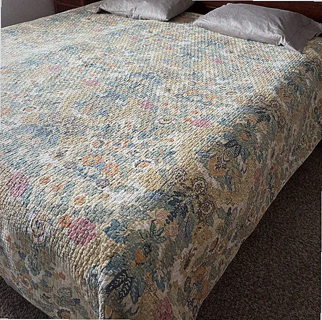 Cozy Line Home Quilt 92" x 106" Cotton King Floral Multi-Colored