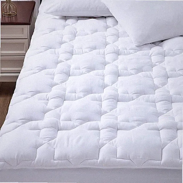 King Mattress Pad - Cotton Mattress Topper King Size up 8-21" Thick Mattresse...