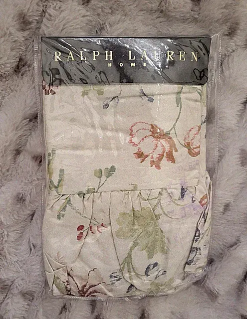 RARE Ralph Lauren NEW DELILAH Multi Floral PAIR STANDARD Sateen PILLOWCASES