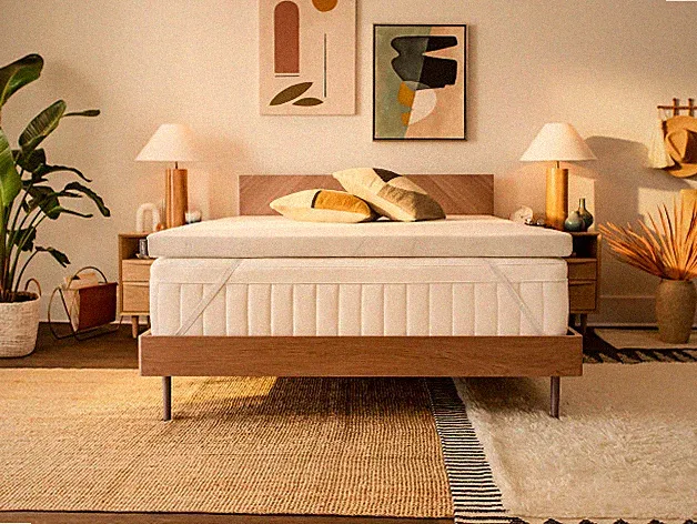 Tempur Pedic Supreme 3-Inch Medium Firm Mattress Topper, Twin, White
